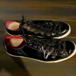 Chuck Taylor shiny pleather